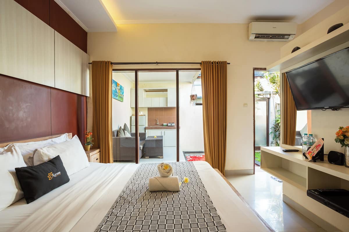 Villa, 1 camera da letto, piscina privata | Vista giardino