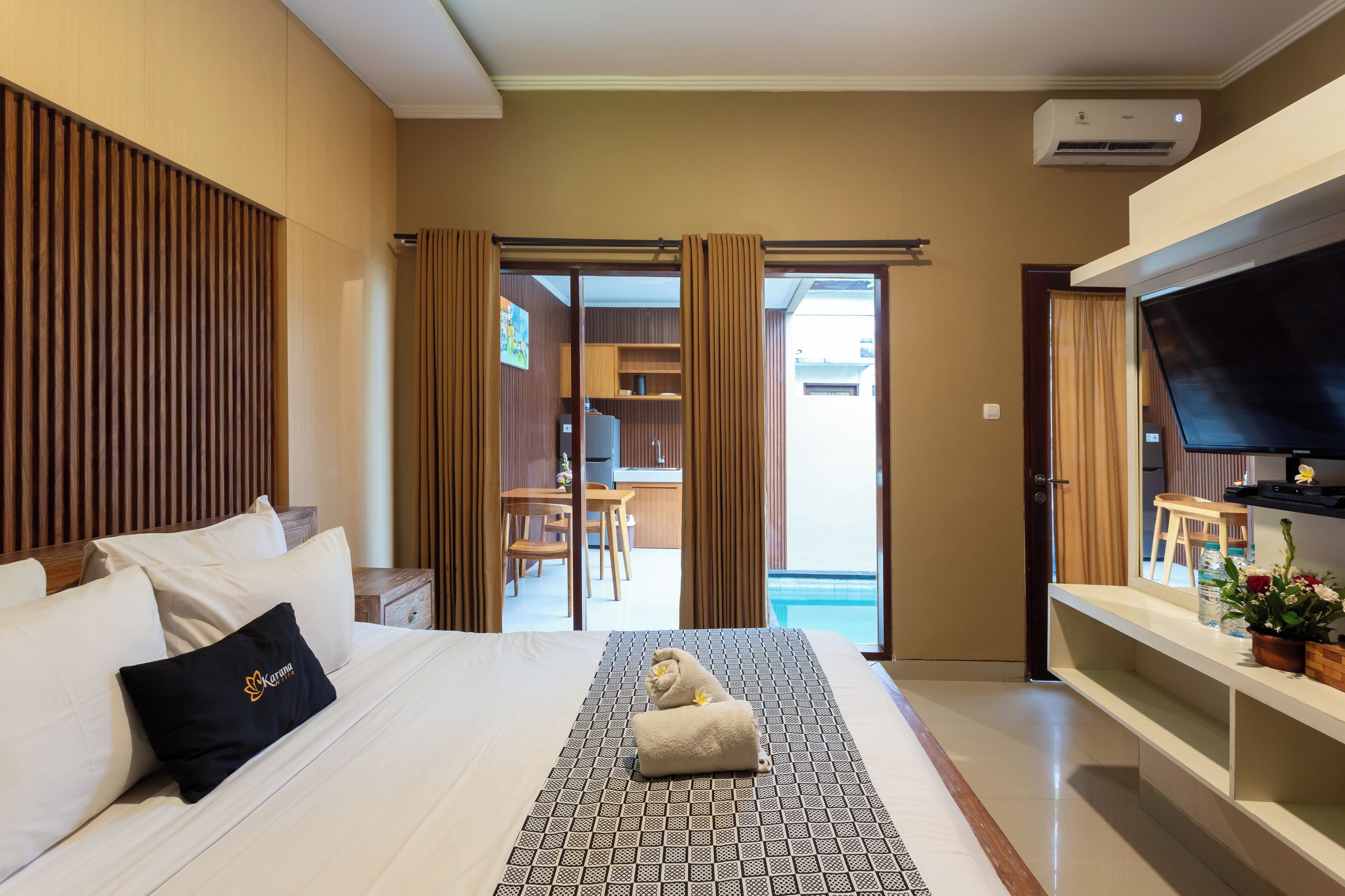 Deluxe-Villa, 1 King-Bett, eigener Pool