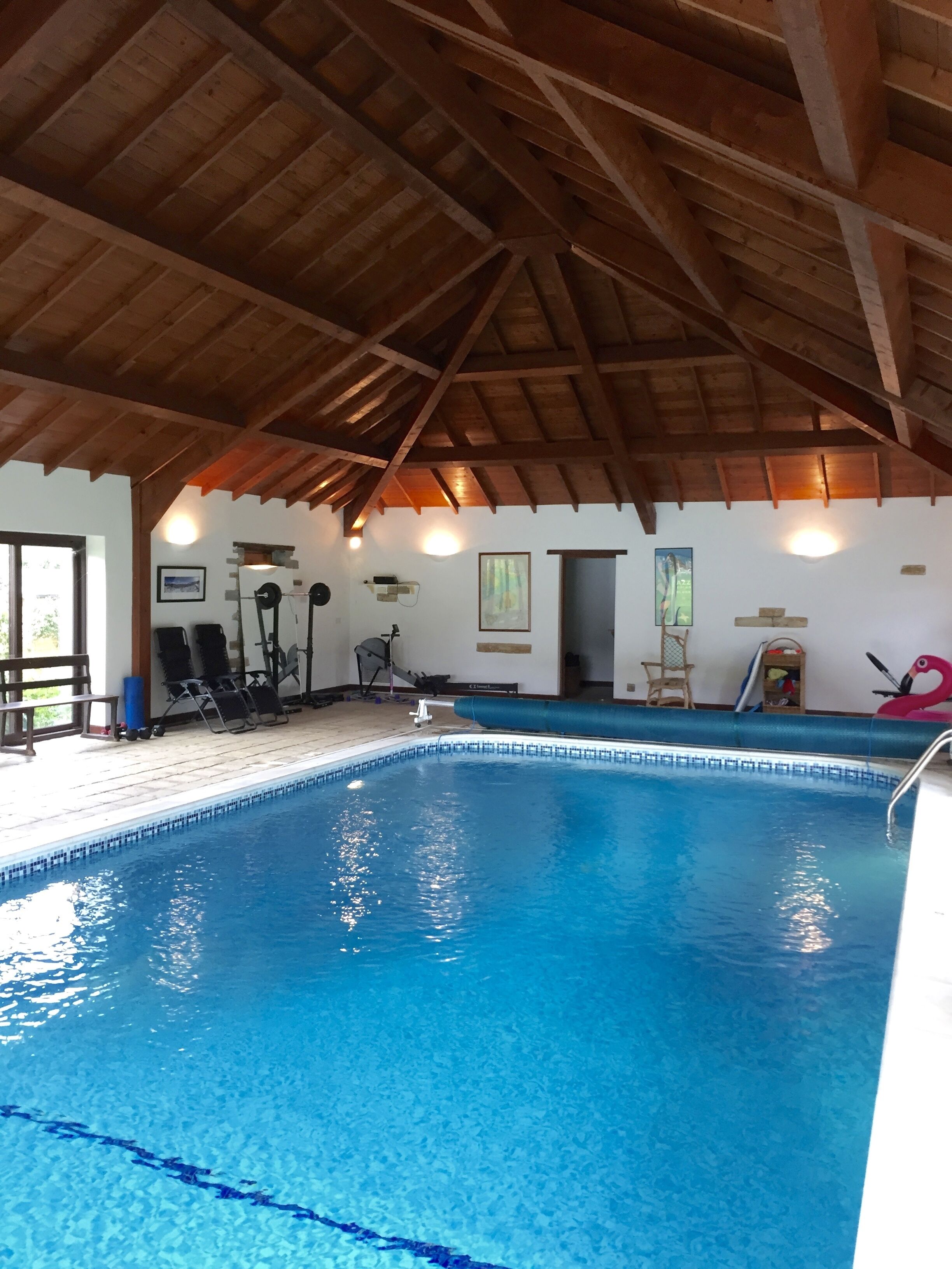 Piscine couverte, piscine chauffée