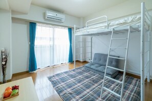 Apartment, 1 Schlafzimmer | Bügeleisen/Bügelbrett, Bettwäsche
