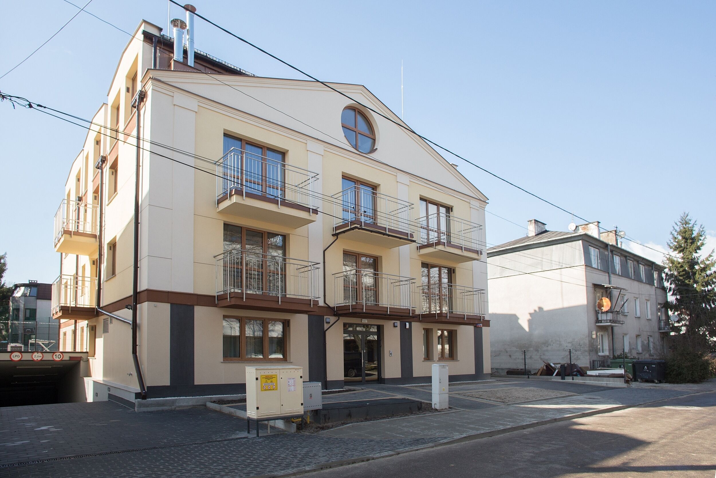 Façade de l’hébergement