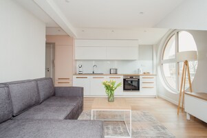Exclusive Apartment (31) | Living area | 42-inch flat-screen TV with satellite channels, TV