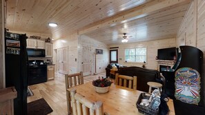 Cabin, 2 Bedrooms | Dining - Cozy Bear Den 2 Bedroom Cabin by RedAwning (Pigeon Forge)