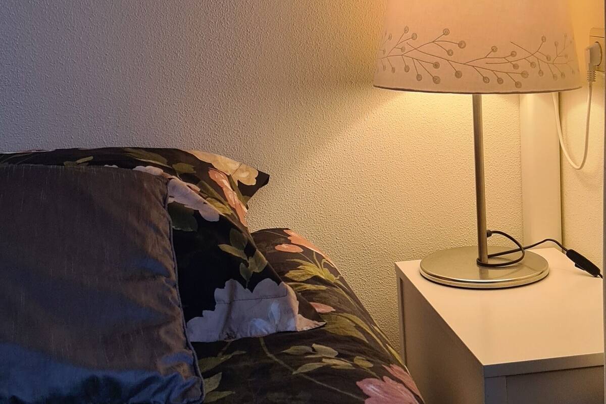 Chambre Double Deluxe, 2 lits une place, non-fumeur, réfrigérateur et four à micro-ondes