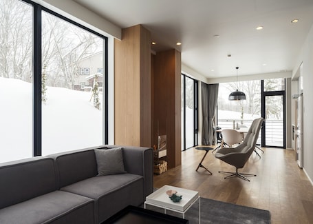 1 Bedroom with Balcony (71 sqm), Non Smoking | Living area | Flat-screen TV. the kamui niseko