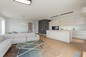 Executive appartement | Woonruimte | Een flatscreentelevisie
