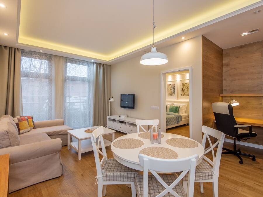 Apartamento luxo | Sala de estar
