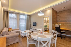 Deluxe Apartment | Living room - Super-Apartamenty City Park II (Poznan)