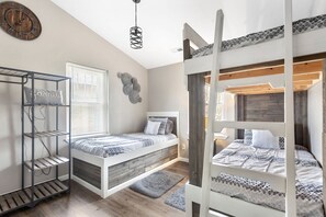 3 bedrooms, memory-foam beds, WiFi, bed sheets