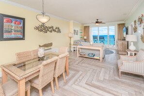 Sugar Shores is a spacious 4 bedroom end unit on the first floor of condominums