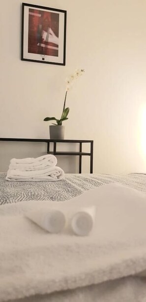 Escritorio, cunas gratuitas, wifi gratis y ropa de cama 