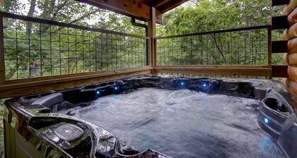 Handicapped-friendly cabin with upstairs theater room in the Smokies!