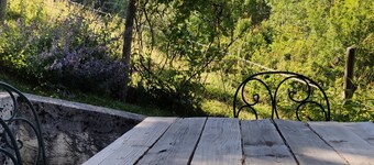 😷👍Rdc Maison Roches Rousses.3Pers. Private land and terrace. Nice view.