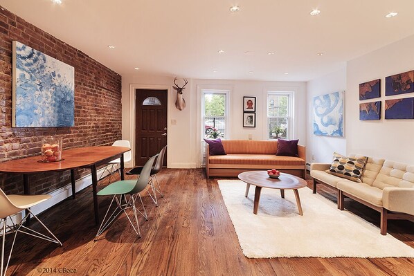 TV, DVD player, stereo