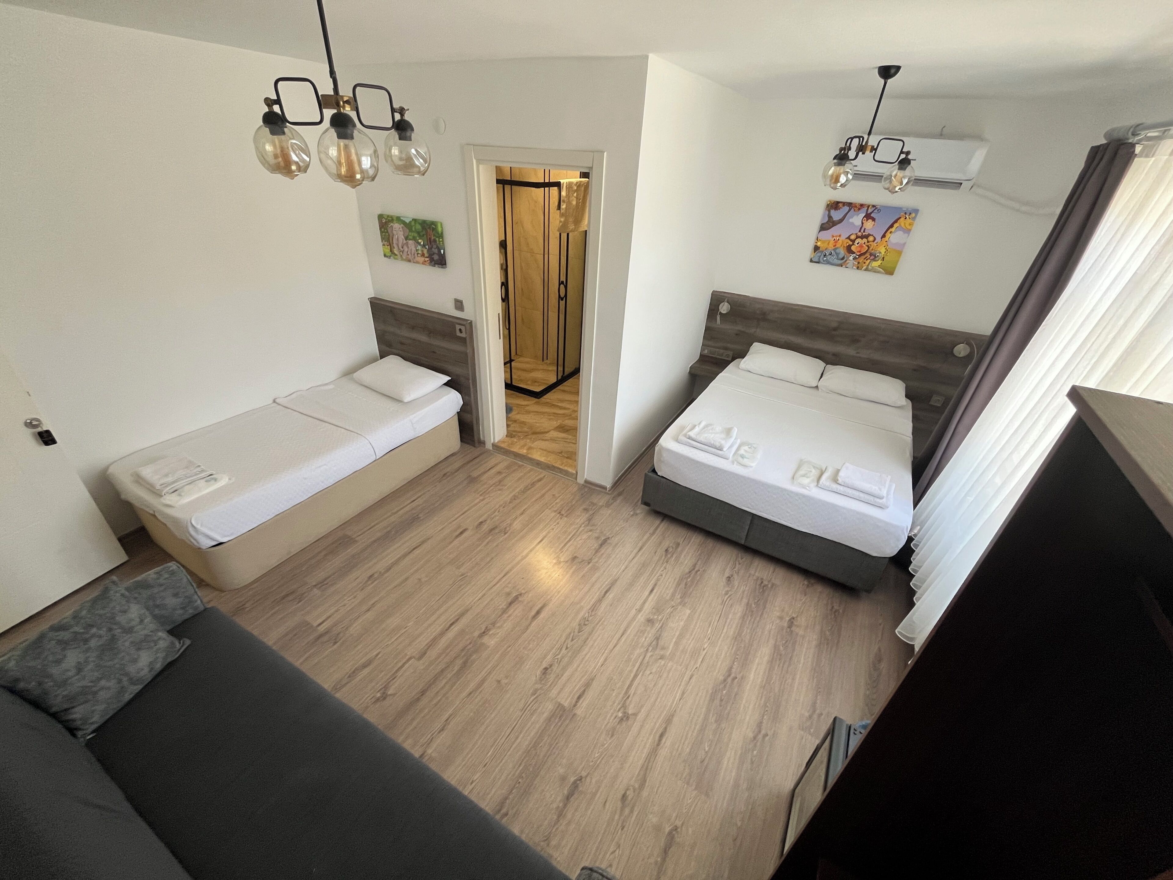 Minibar, laptop workspace, soundproofing, iron/ironing board