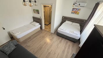 Minibar, laptop workspace, soundproofing, iron/ironing board
