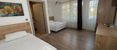 Minibar, laptop workspace, soundproofing, iron/ironing board