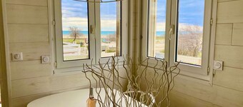 ☆Chalet Aliénor & Jacuzzi☆ rang 1 VUE MER clim