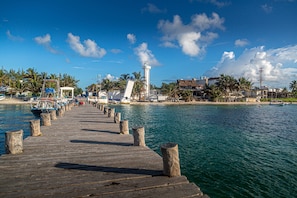 Marina - Awesome 2 BDR apartment, safe, clean, WiFi, and only steps from the beach. (Puerto Morelos)