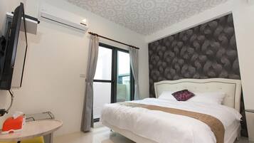 Kahden hengen huone (A302) | Ilmainen Wi-Fi, vuodevaatteet