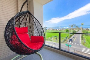 Neljän hengen perhehuone (A301) | Parveke