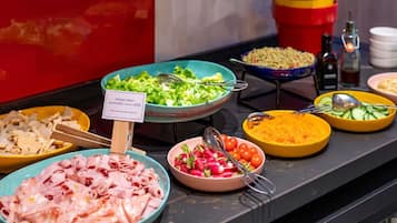 Daily buffet breakfast for a fee