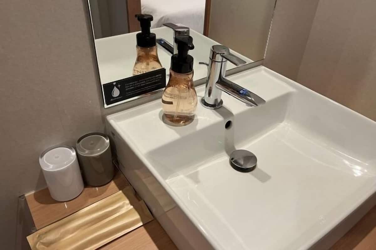 Free toiletries, hair dryer, slippers, bidet