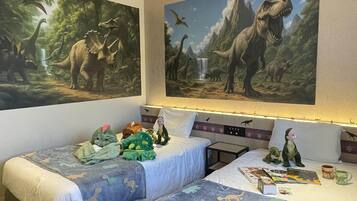Dinosaur Room (Non-Smoking / Separate Bath, Toilet, Washbasin) | In-room safe, blackout drapes, free WiFi, bed sheets