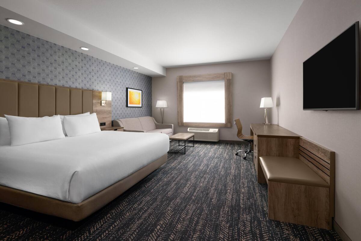 Standard Room, 1 King Bed, Non Smoking, Refrigerator & Microwave (with Sofabed) | Premium bedding, pillow-top beds, in-room safe, desk