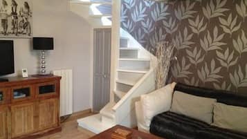 Télévision, cheminée