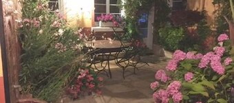 Small house with interior patio