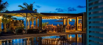Villa Delfins Sunset at the luxurious oceanfront Delfins Beach Resort