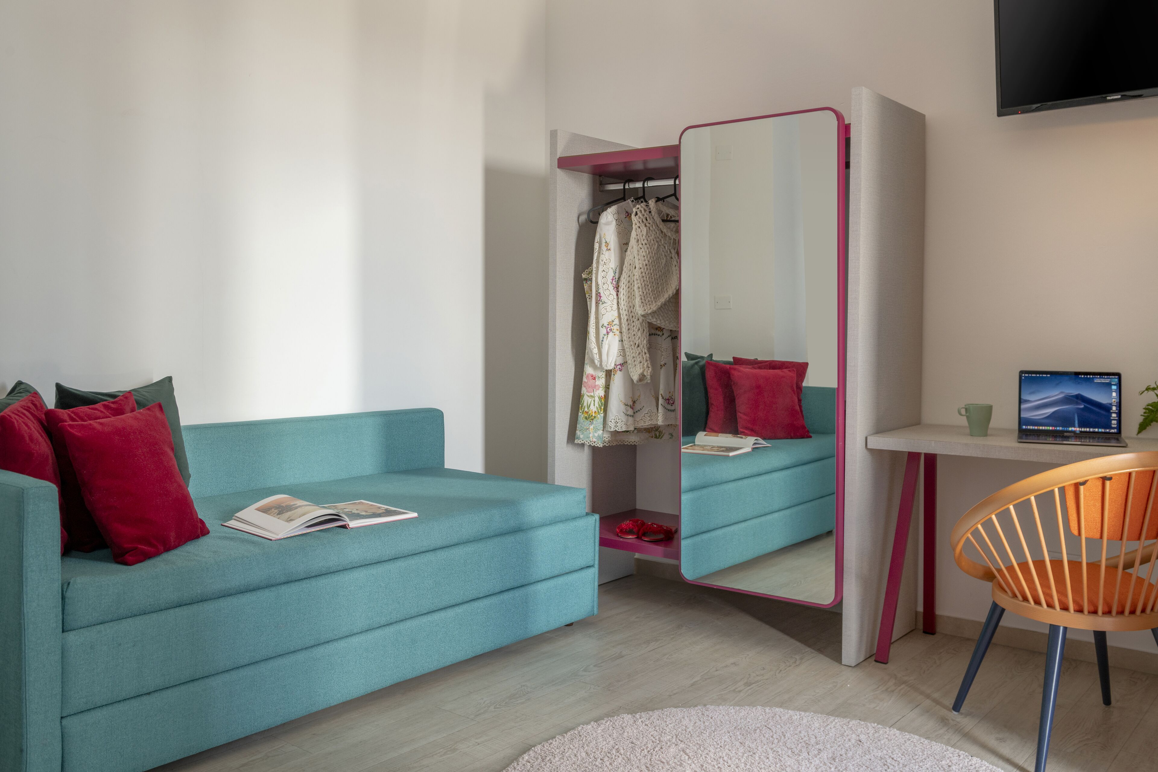 deluxe quadruple room | egyptian cotton sheets, premium bedding, memory-foam beds, in-room safe