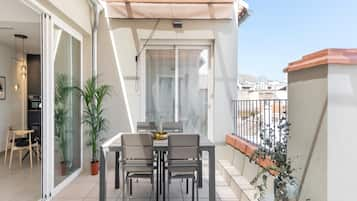 Penthouse, uitzicht op stad | Terras