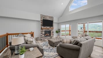 Smart-TV, Kamin, Videospiele, DVD-Player