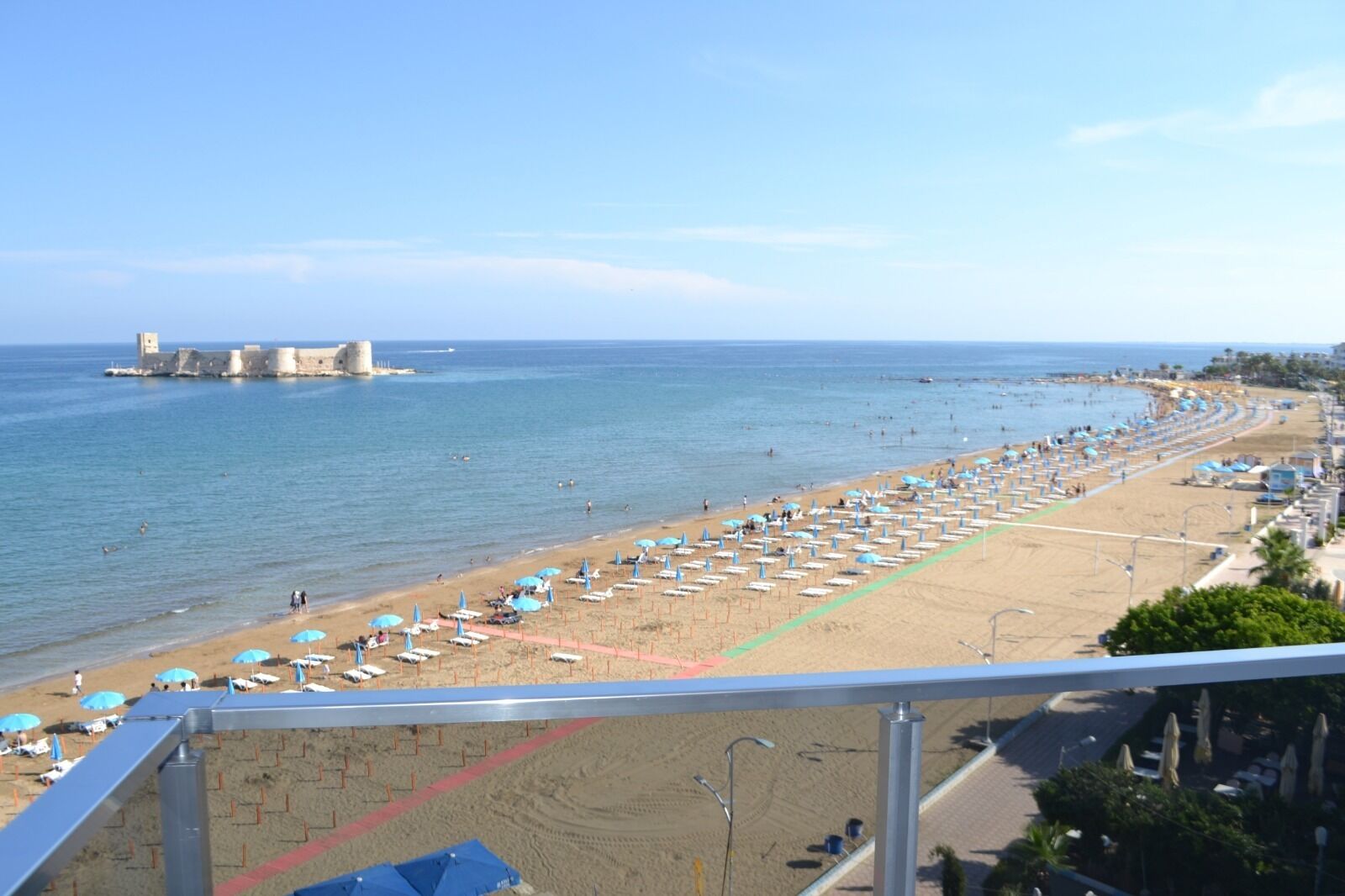 Blick von der Unterkunft