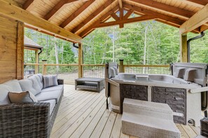 Idromassaggio all'aperto