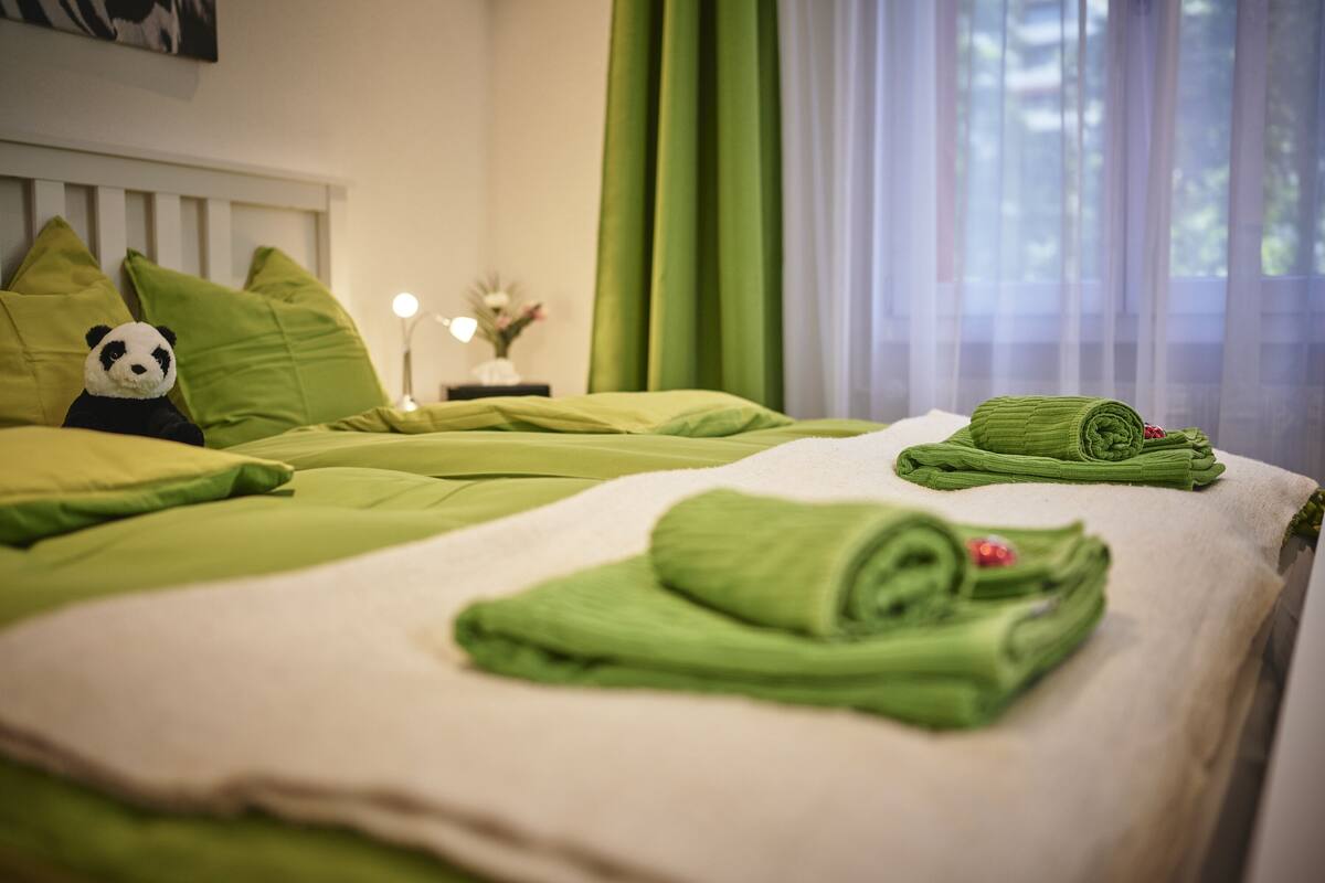 Egyptian cotton sheets, premium bedding, down duvets, memory-foam beds