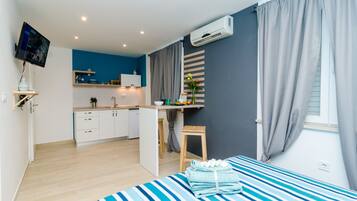 1 Schlafzimmer, Bügeleisen/Bügelbrett, kostenloses WLAN, Bettwäsche