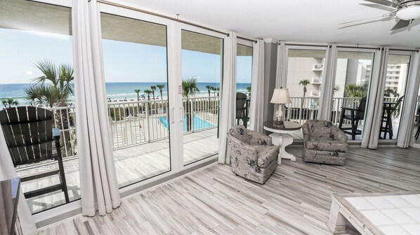 Interior - Incredible Direct View of Gulf E301 - 3 Bdrm - Low Floor - 3 Pools, Pickleball, Tennis & More (Panama City)