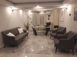 Sala de estar en el lobby
