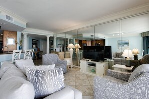 Condo, 3 Bedrooms | Living room | TV
