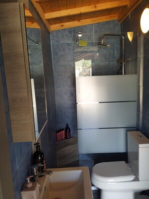House | Bathroom | Shower, free toiletries, hair dryer, towels