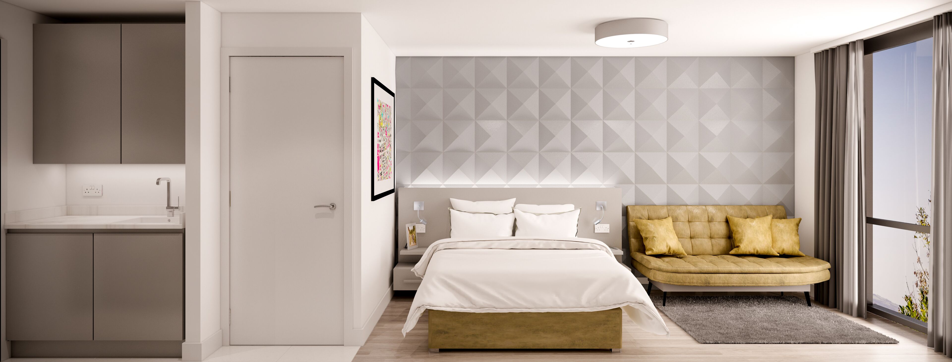 Studio Tiêu chuẩn | Màn/rèm cản sáng, phòng cách âm, bàn ủi/dụng cụ ủi quần áo 