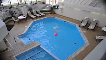 Indoor pool, a heated pool