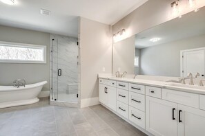 Towels, soap, toilet paper