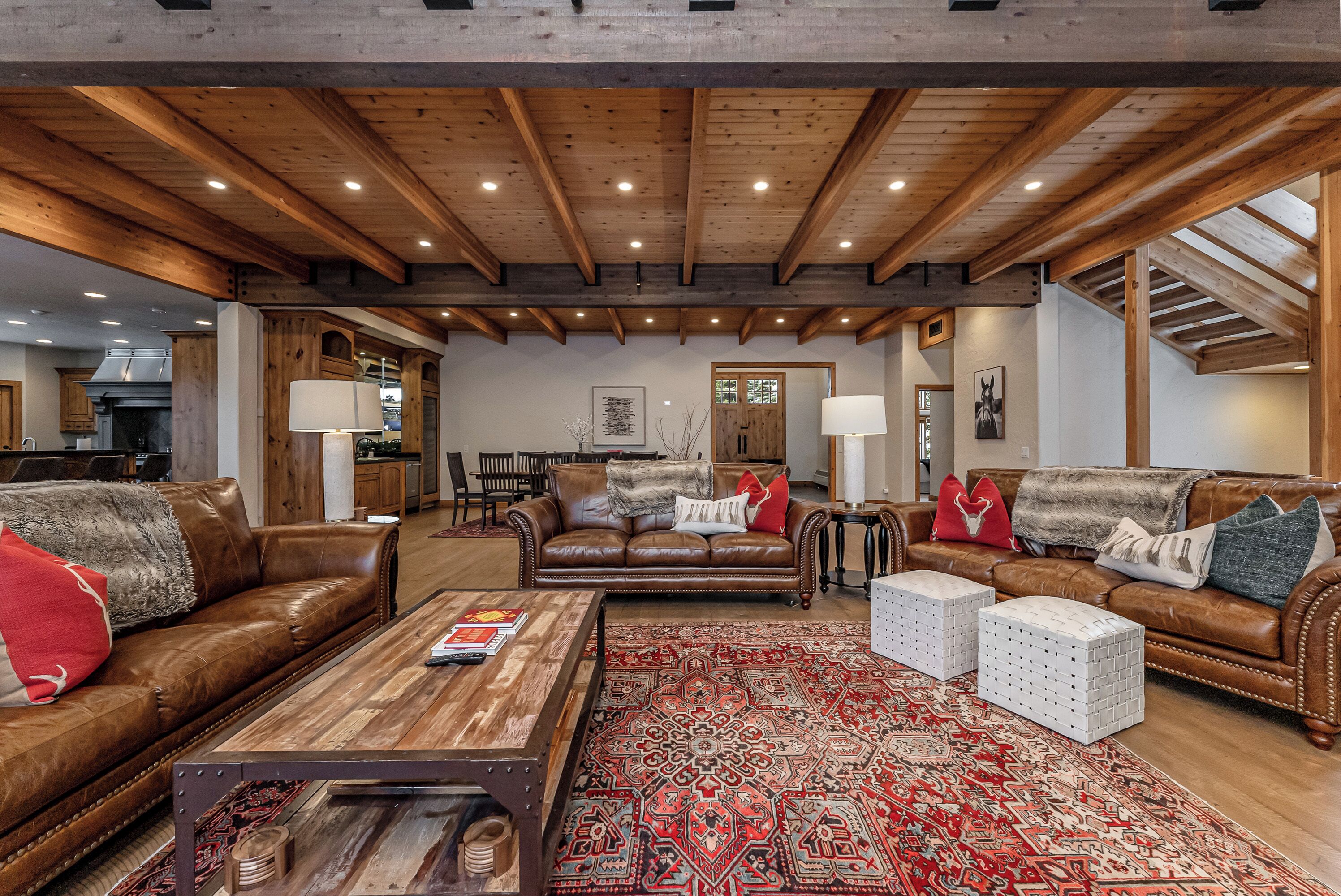 Télévision, cheminée, jeux vidéo, baby-foot