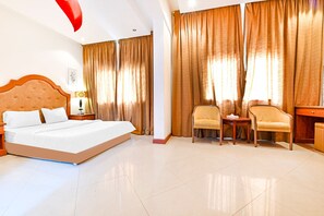 Deluxe King Room | 1 개의 침실, 무료 WiFi, 침대 시트