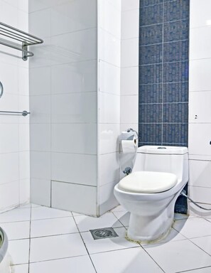 Deluxe Twin Room | Bathroom | Shower, free toiletries, towels, soap
