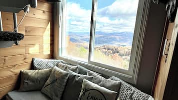 Smart TV, fireplace, DVD player